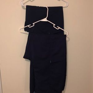 2 Navy Blue Scrub Pants